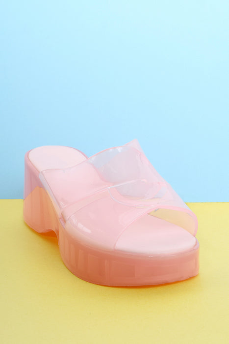 All of The Love Jelly Sandals - Pink Lemonade