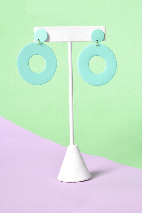 Secondhand News Drop Earrings - Mint