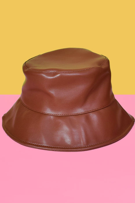 Oasis Deadstock Pleather Bucket Hat