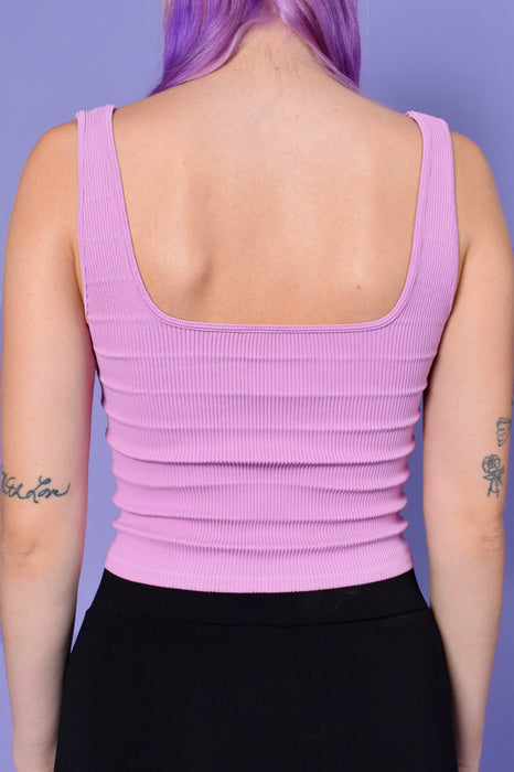 Lenore Ribbed on Ribbed Seamless Tank