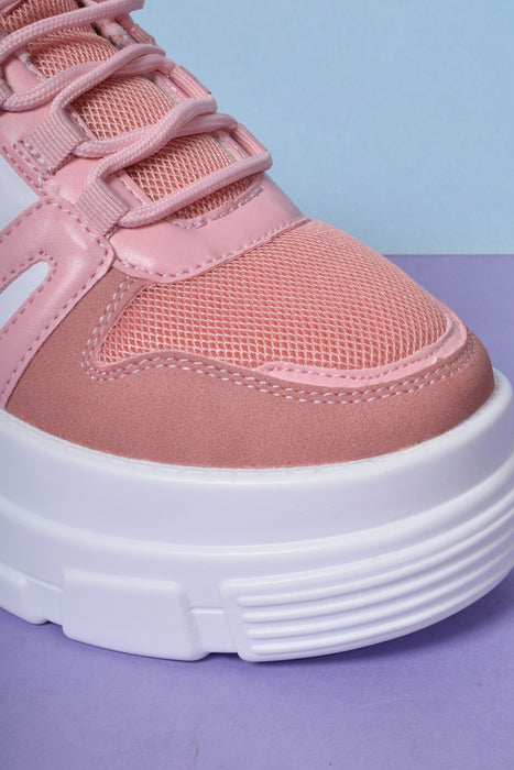 Missing In Action Platform Sneakers - Strawberry