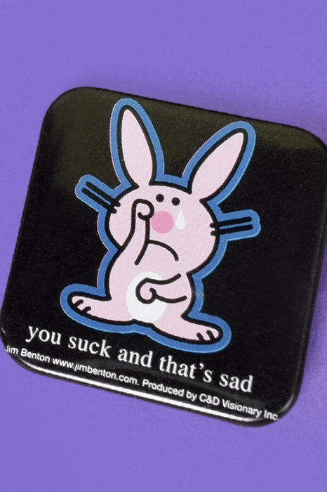 Deadstock "It's Happy Bunny" Pins