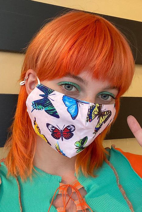 Social Butterfly Reusable Face Mask