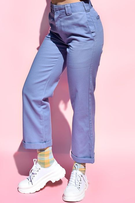 Chambray Rolled Hem Work Pant by Dickies Girl