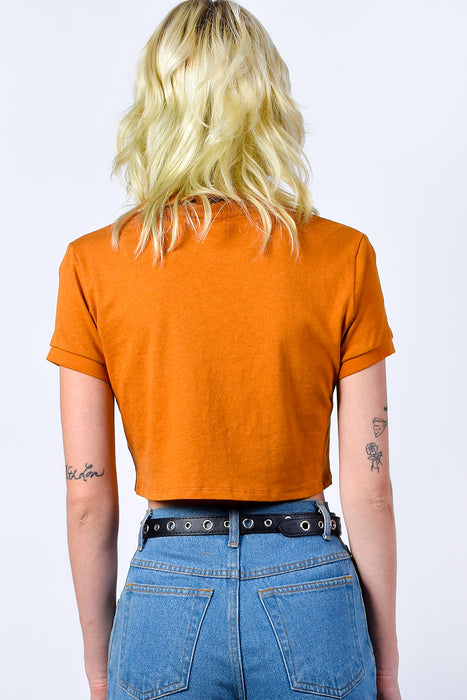 Crawford Cropped Polo Top
