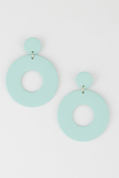 Secondhand News Drop Earrings - Mint