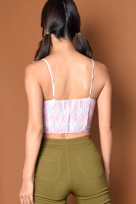 Argyle Charl Crop Top by Daisy Street