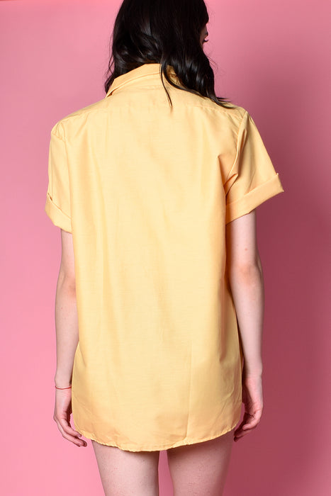 Deadstock Yellow S/S Oversized Work Shirt