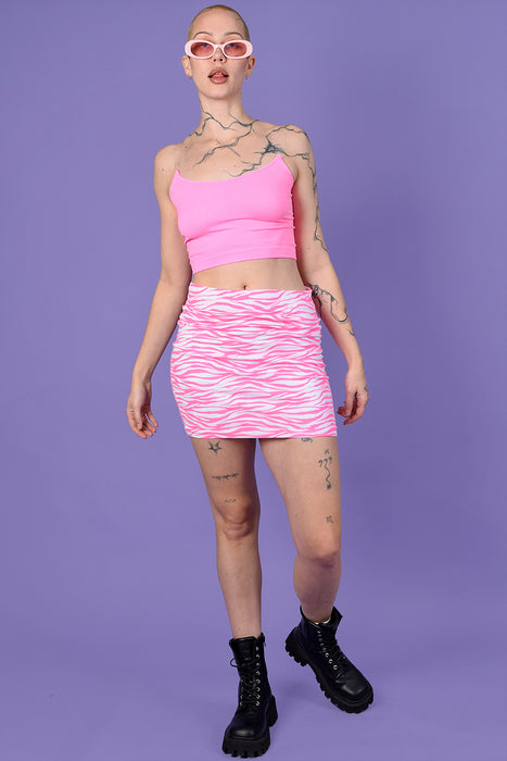 Deadstock Wyld Side Printed Tube Skirt