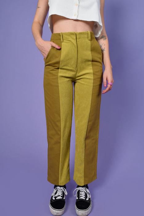Ellena Contrast Cord Pants