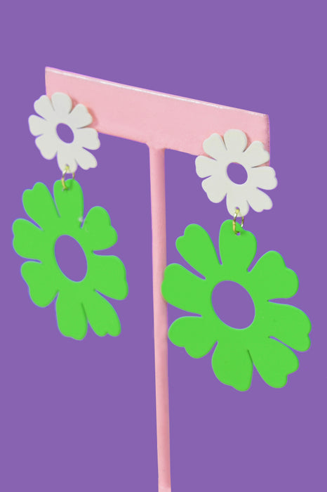 Flower Power Drop Earrings