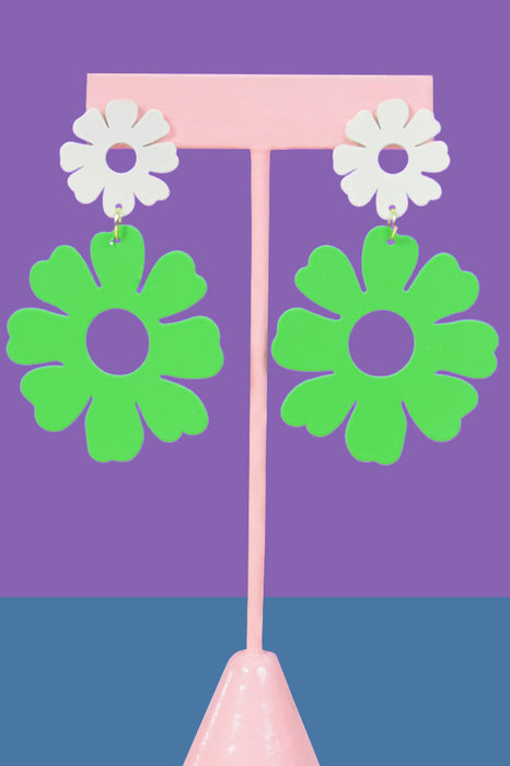 Flower Power Drop Earrings