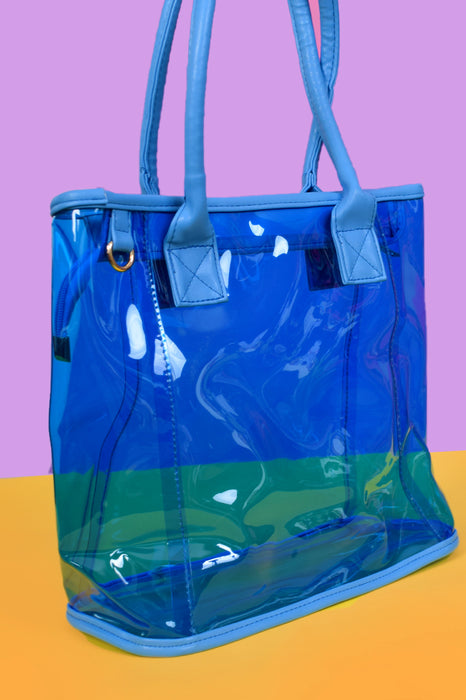 Clear As Hell Colored Tote