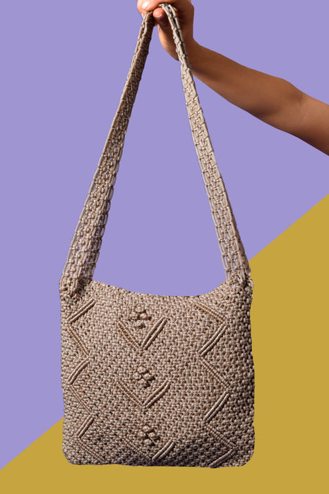 Deadstock Crochet Sheen Side Bag