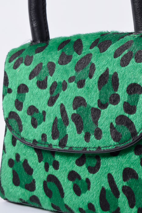 Kendra Structured Leopard Mini Bag