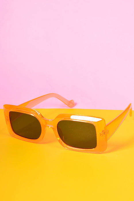 Out of Time Day-Glo Square Sunnies