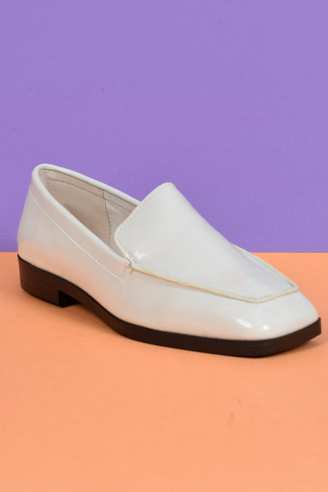 Head of The Class Patent Loafers - Bone