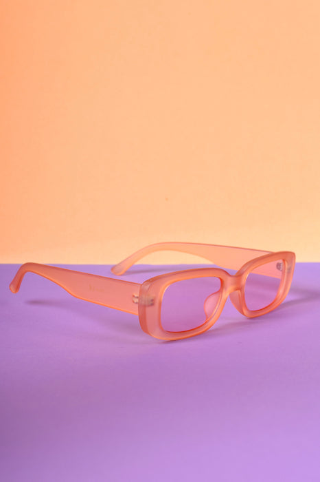 World Turned Day-Glo Rectangle Sunnies