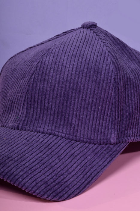 There She Goes Corduroy Hat - Grape