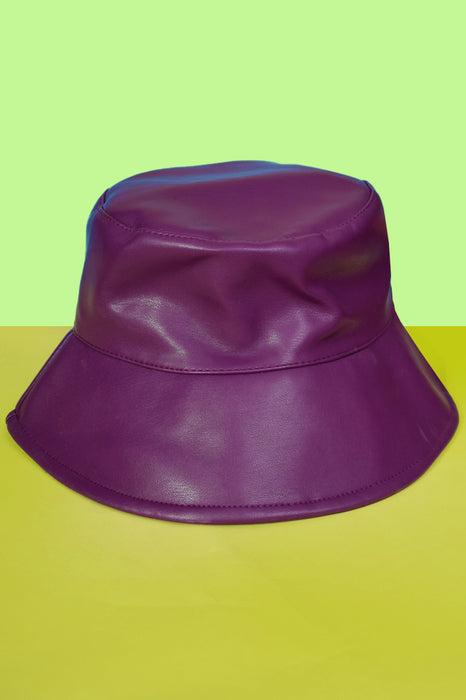 Oasis Deadstock Pleather Bucket Hat