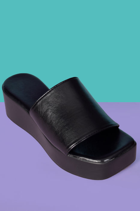 Atomic Square Toe Platform Sandal