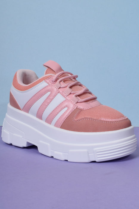 Missing In Action Platform Sneakers - Strawberry